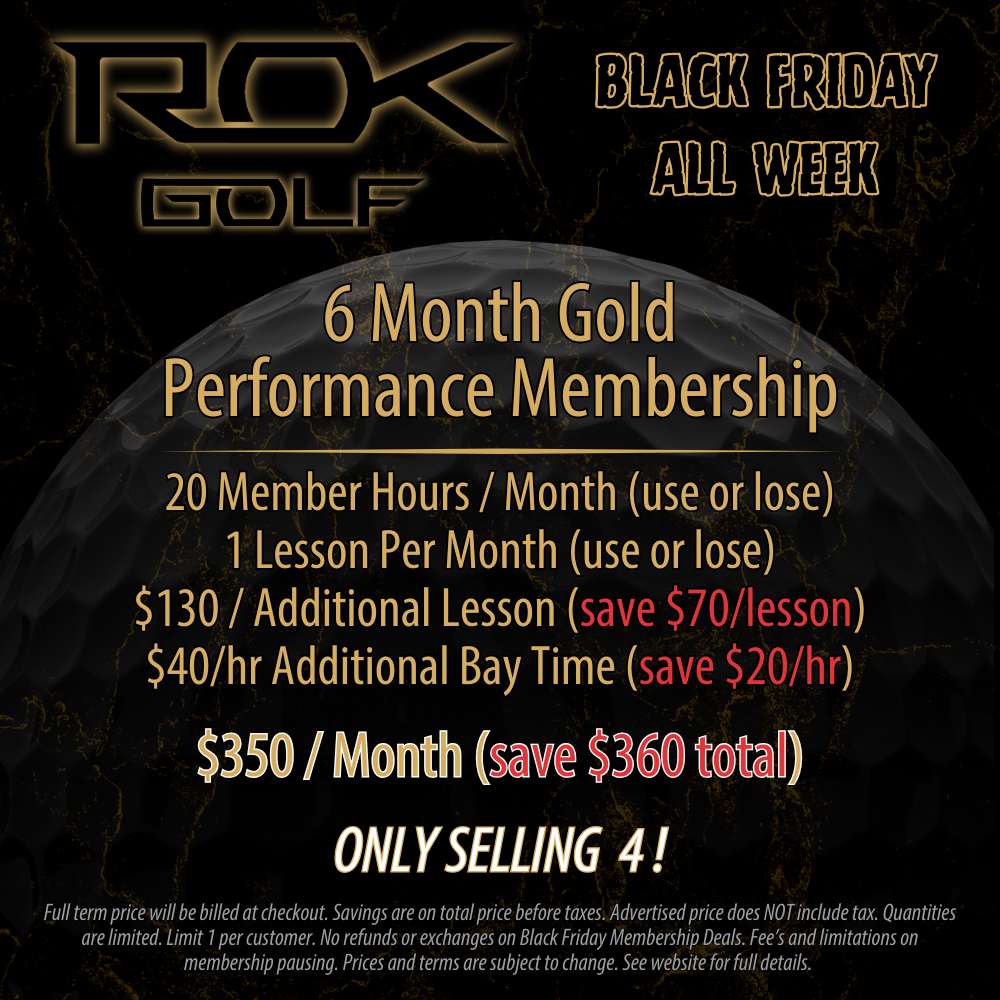 ROK Golf Performance Gold Membership - 6 Month Special