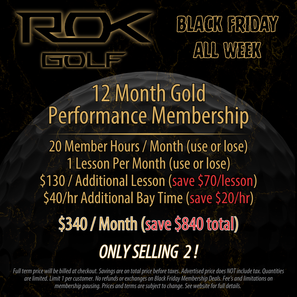 ROK Golf Performance Gold Membership - 12 Month Special