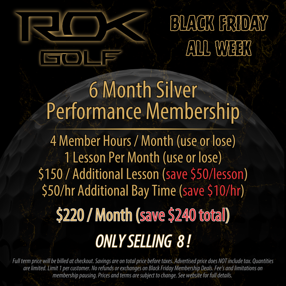 ROK Golf Performance Silver Membership - 6 Month Special